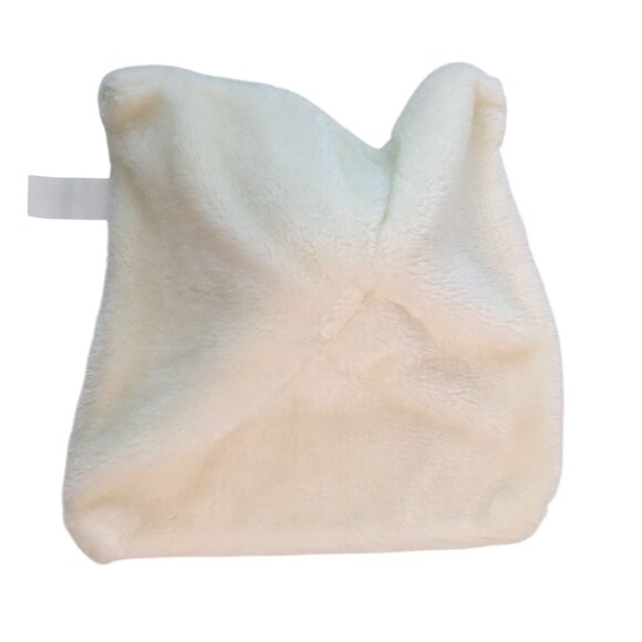 DTU Inc Green Dragon Lovey 12" Cream Baby Security Blanket Dinosaur - Picture 5 of 6